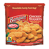 Banquet Boneless&nbsp;Chicken Nuggets&nbsp;Breaded Patties Family Pk   Full-Size Picture